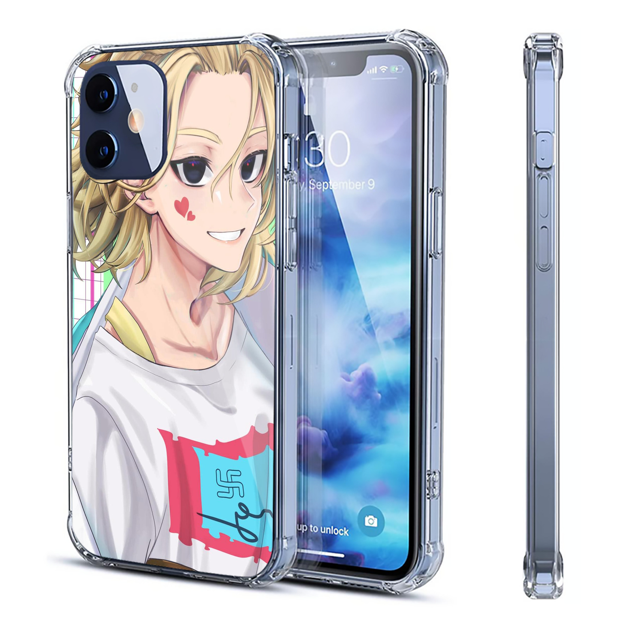 （画像用） 東京リベンジャーズ Tokyo Revengers 【iPhone 12シリーズ対応】透明スマホケース（クリアソフトケース）